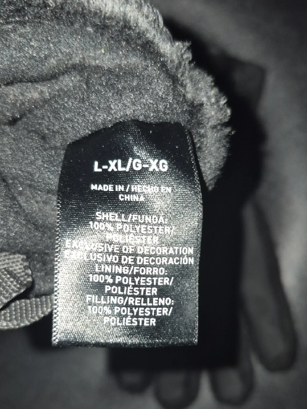 Black Winter Tech Gloves for Big Kids - Insulated Cold-Weather Gloves